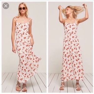 NWT Reformation Sylvia Maxi Dress - SZ M